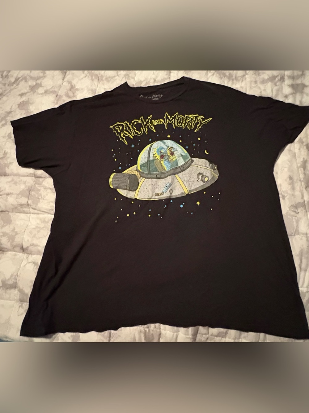 Rick and Morty men’s size 2xl xxl black graphic top